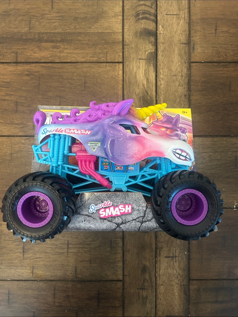 Sparkle Smash Unicorn Monster Truck - Pink & Purple